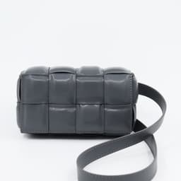 image-Woven Small Square Bag Women's Commuter Chain Creative Pillow Bag Simple Fashion Large Capacity Crossbody Bag