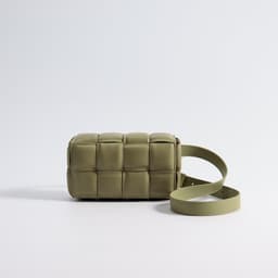image-Woven Small Square Bag Women's Commuter Chain Creative Pillow Bag Simple Fashion Large Capacity Crossbody Bag