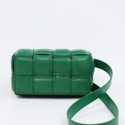 image-Woven Small Square Bag Women's Commuter Chain Creative Pillow Bag Simple Fashion Large Capacity Crossbody Bag
