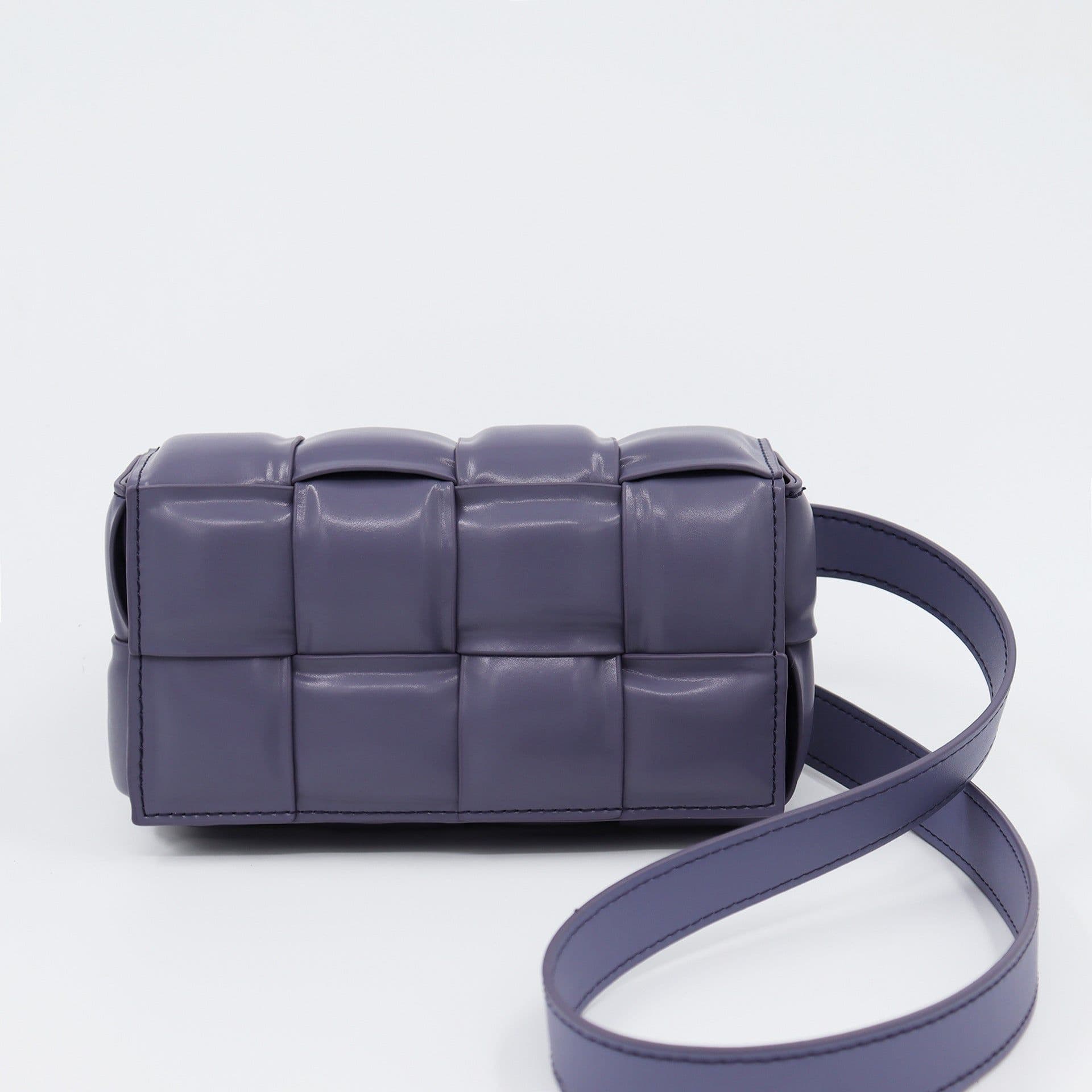 image-Woven Small Square Bag Women's Commuter Chain Creative Pillow Bag Simple Fashion Large Capacity Crossbody Bag
