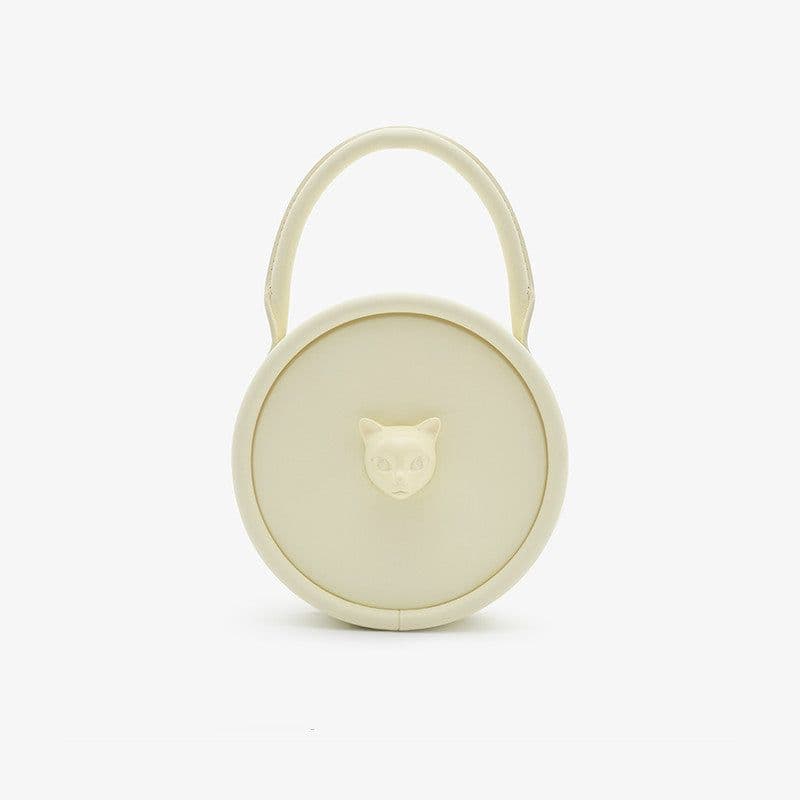 image-Women's Fashion Simple Cat Head Portable Shoulder Messenger Bag