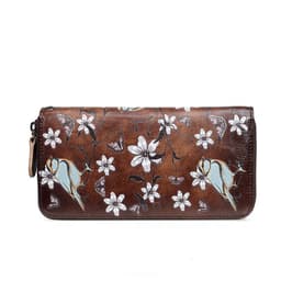 image-Women's Fashion Vintage Zipper First Layer Cowhide Wallet