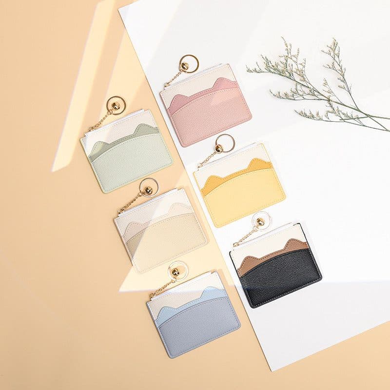 image-Solid Color New Japanese And Korean Style Thin Women's Wallet
