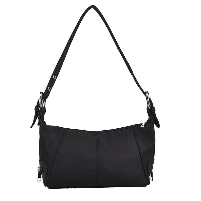 image-Fashion Retro Solid Color One Shoulder New Western Style All-matching Underarm Women's Bag