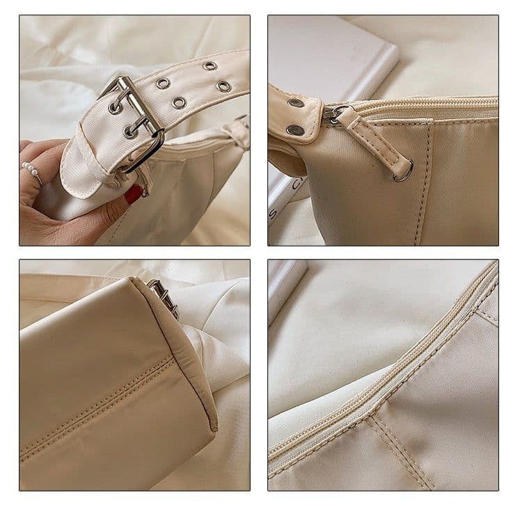 image-Fashion Retro Solid Color One Shoulder New Western Style All-matching Underarm Women's Bag