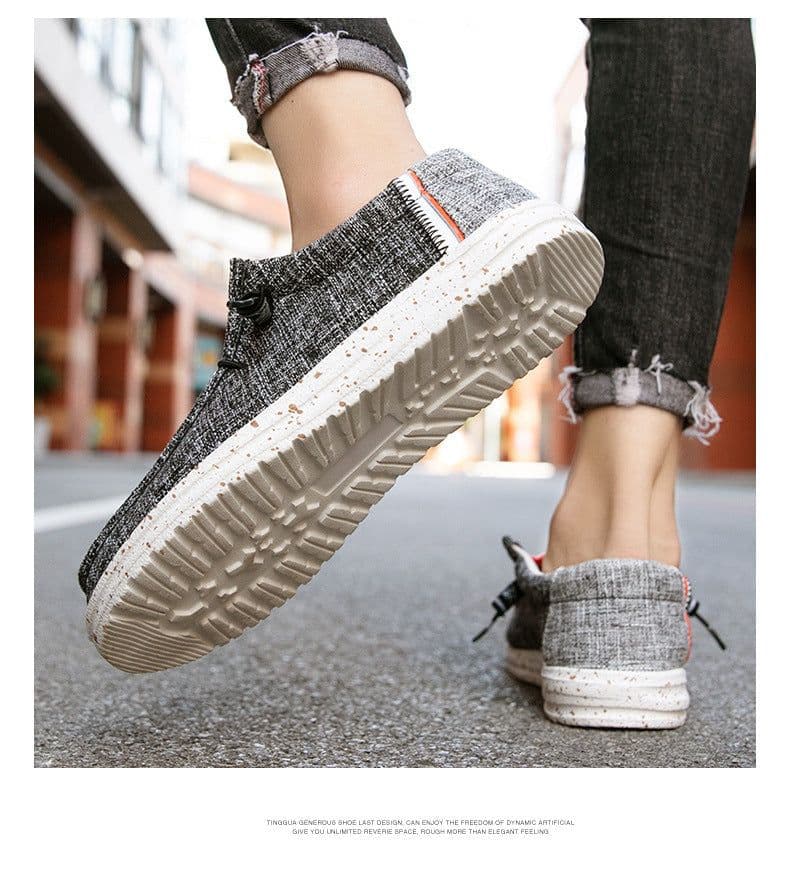 image-Lightweight Loafers Men's Korean-style Casual Breathable Flat Shoes