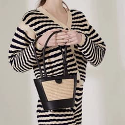 image-New Straw Hand-held Shoulder Underarm Bag Women