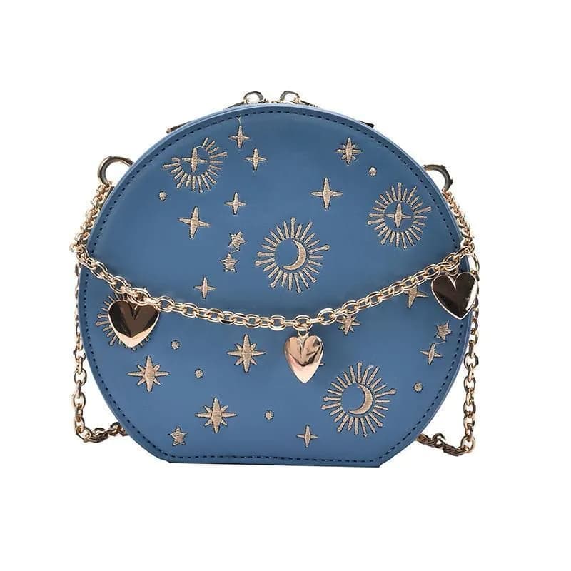 image-Women's Fashion Vintage Chain Embroidered Shoulder Messenger Bag