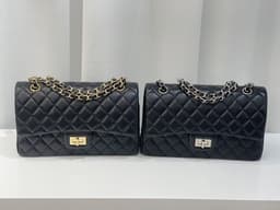 image-Leather Underarm Small Square Bag Diamond Chain Crossbody Bag