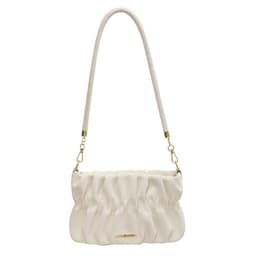 image-Women's New Stylish Good Texture Shoulder Messenger Bag Pleated Underarm