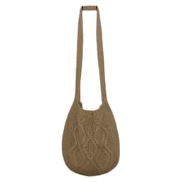image-Knitted Tote Twist Vintage Crossbody Bag