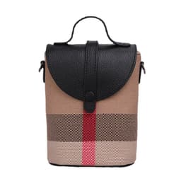 image-Women's Graceful And Fashionable Leather Plaid Crossbody Shoulder Bag