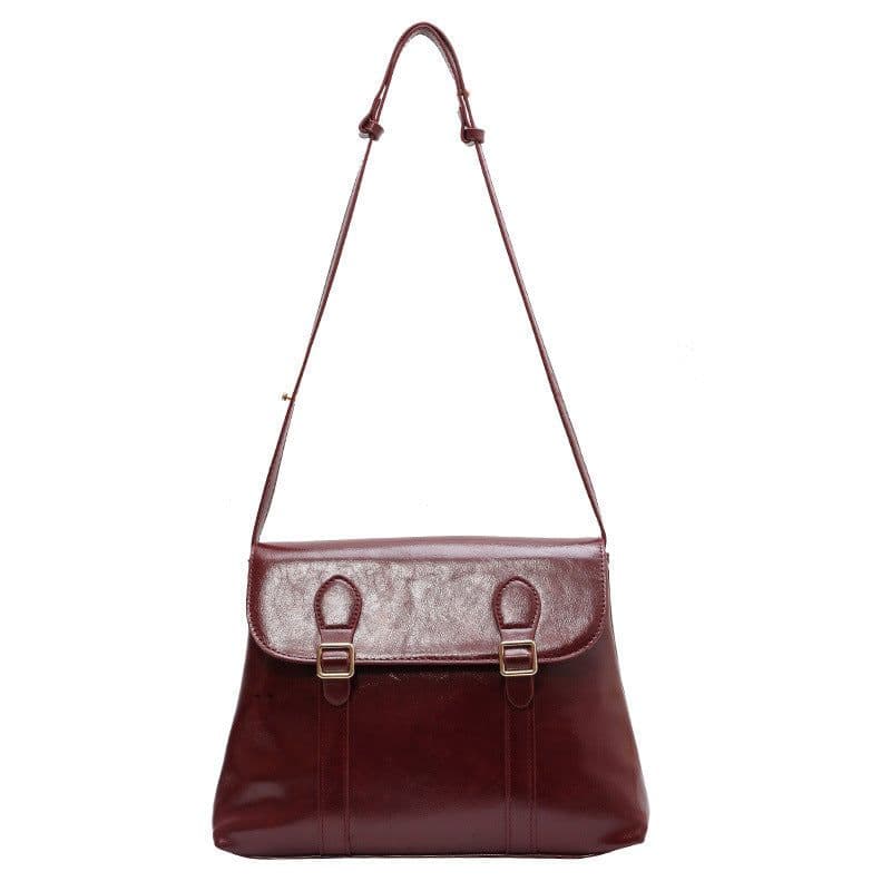 image-One-shoulder Women's Retro Fashion Niche Messenger Bag