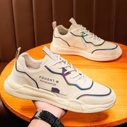 image-Men's Fashion Breathable And Wearable Tooling Board Shoes