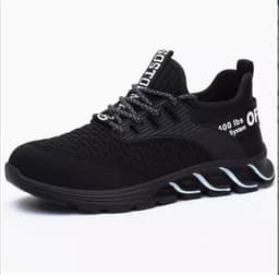 image-Men's Fashion Casual Steel Toe Breathable Anti-Odor Shoes