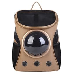 image-Portable Backpack Pet Bag For Outdoor Use Canvas