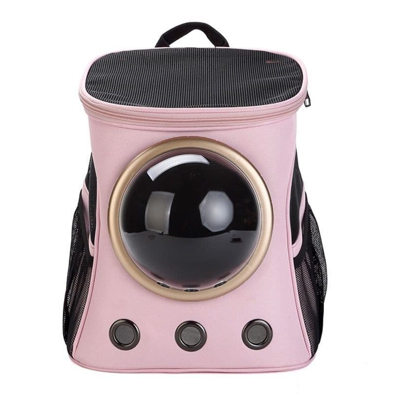 image-Portable Backpack Pet Bag For Outdoor Use Canvas