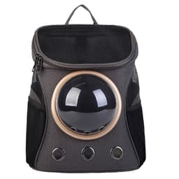 image-Portable Backpack Pet Bag For Outdoor Use Canvas