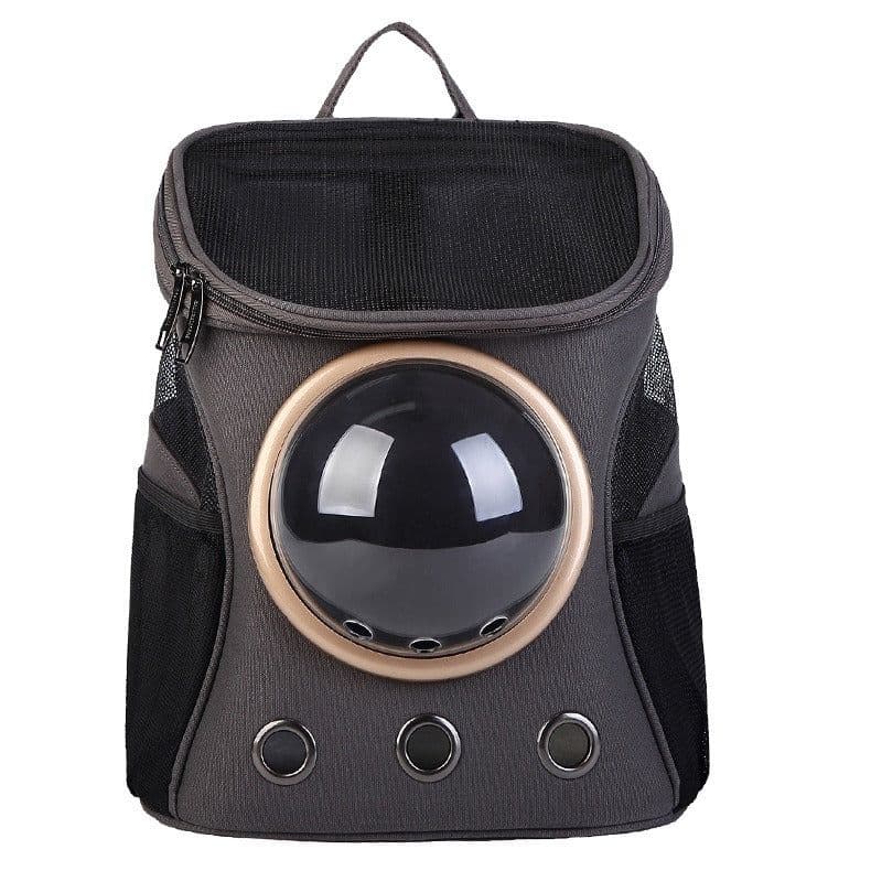 image-Portable Backpack Pet Bag For Outdoor Use Canvas