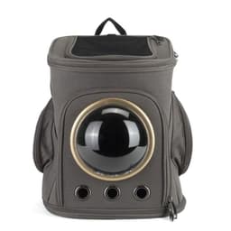 image-Portable Backpack Pet Bag For Outdoor Use Canvas