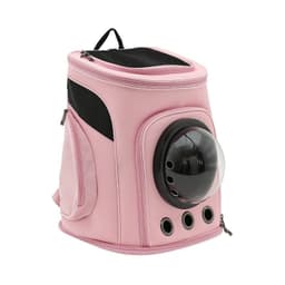 image-Portable Backpack Pet Bag For Outdoor Use Canvas