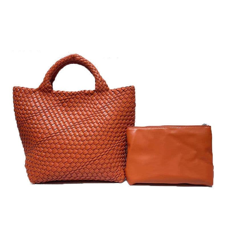 image-Women's Hand-woven Large Capacity Handbag