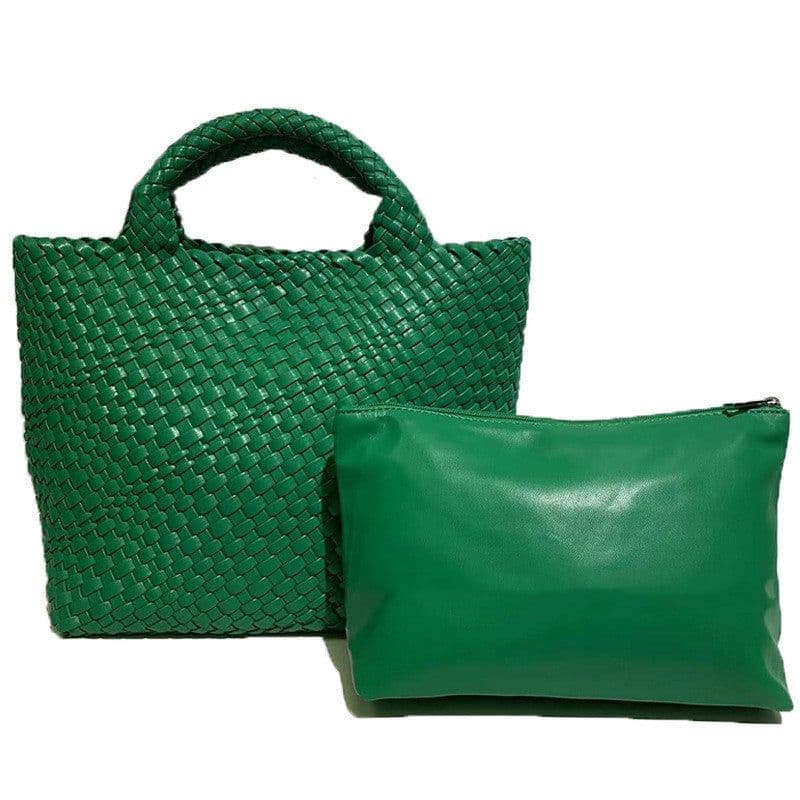 image-Women's Hand-woven Large Capacity Handbag