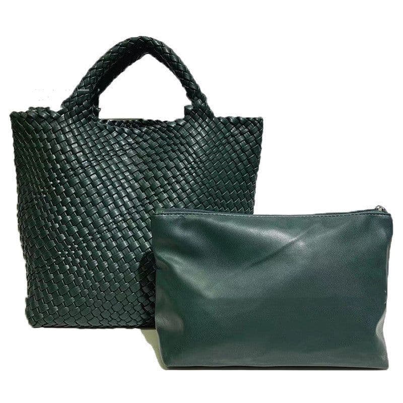 image-Women's Hand-woven Large Capacity Handbag