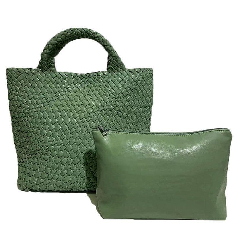 image-Women's Hand-woven Large Capacity Handbag
