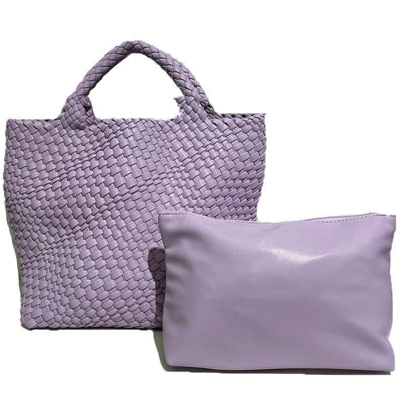 image-Women's Hand-woven Large Capacity Handbag