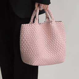 image-Women's Hand-woven Large Capacity Handbag