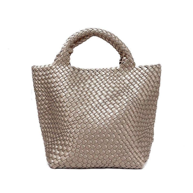 image-Women's Hand-woven Large Capacity Handbag
