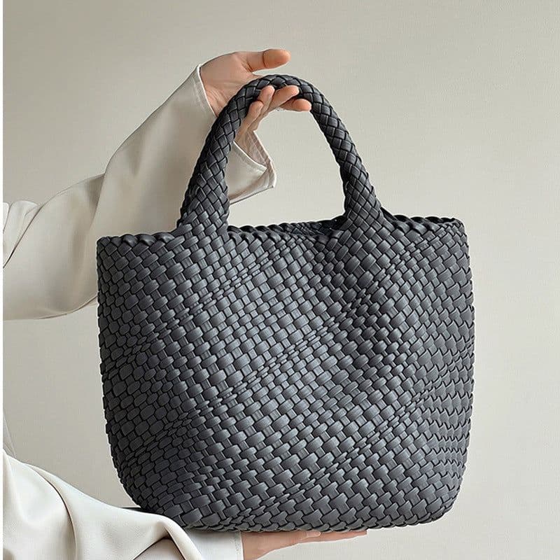 image-Women's Hand-woven Large Capacity Handbag