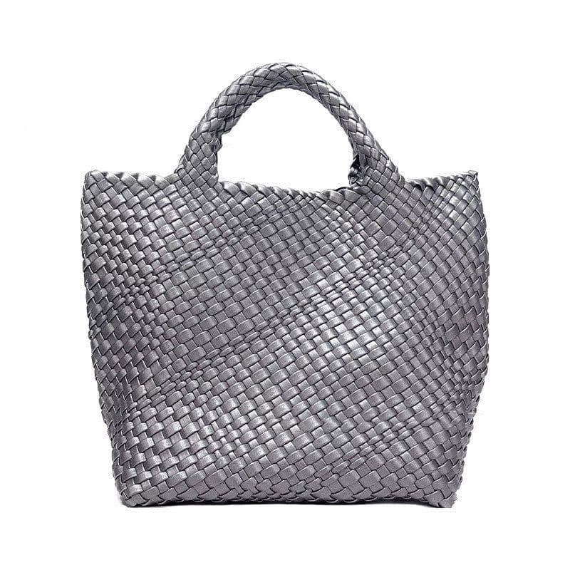image-Women's Hand-woven Large Capacity Handbag