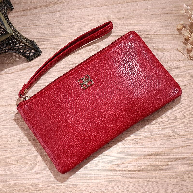 image-Long European And American 55-inch Phone Wallet Zipper Handbag