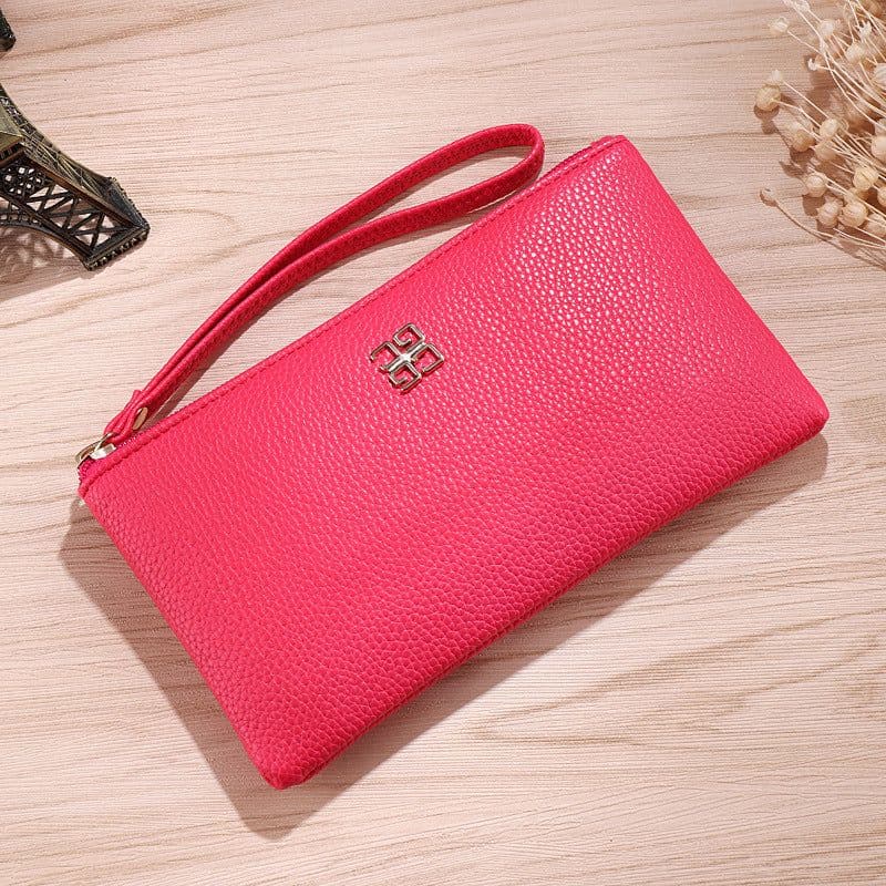 image-Long European And American 55-inch Phone Wallet Zipper Handbag