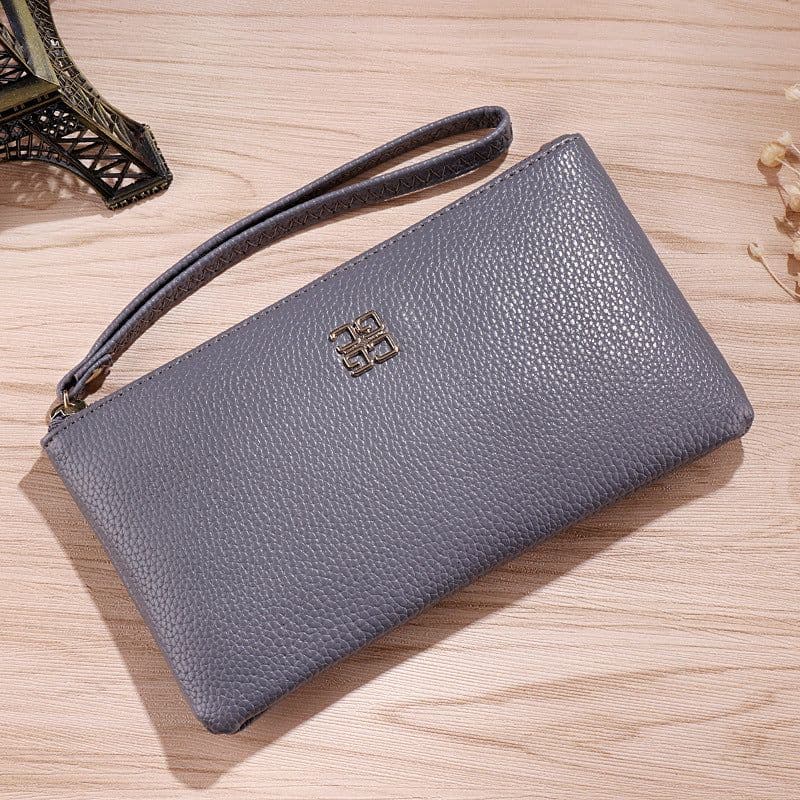 image-Long European And American 55-inch Phone Wallet Zipper Handbag