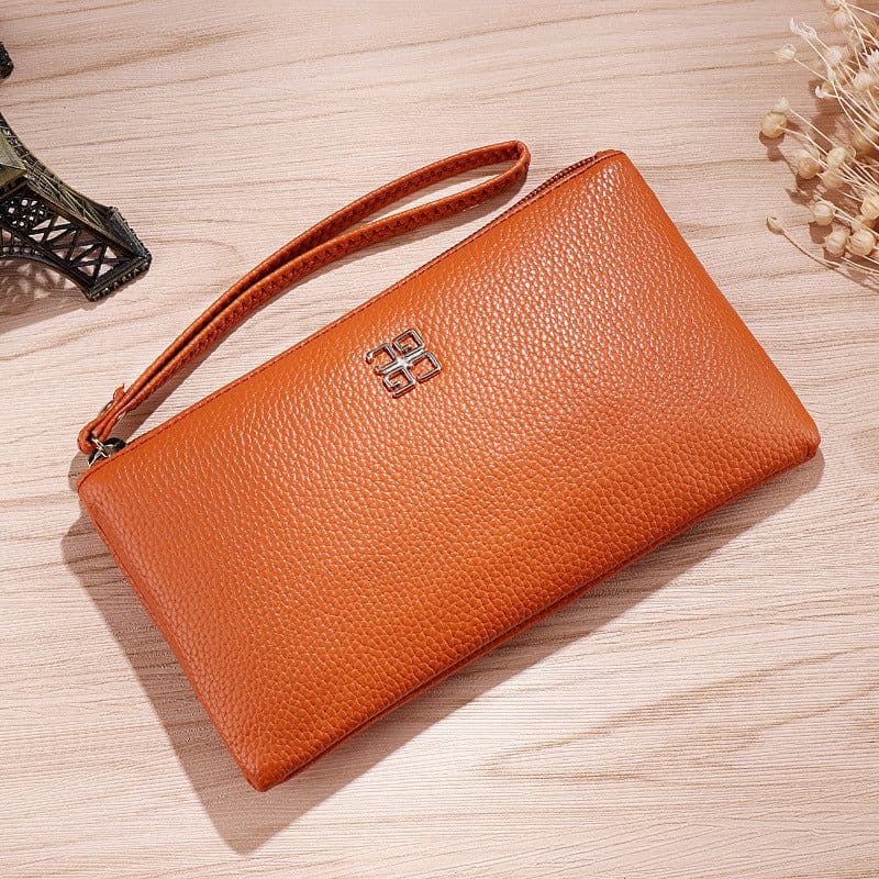 image-Long European And American 55-inch Phone Wallet Zipper Handbag