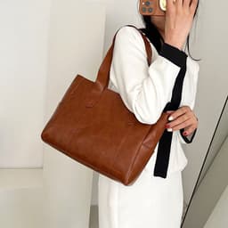 image-Large Shoulder Bag Women's Large Capacity Tote Handbag