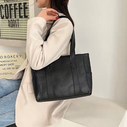 image-Large Shoulder Bag Women's Large Capacity Tote Handbag