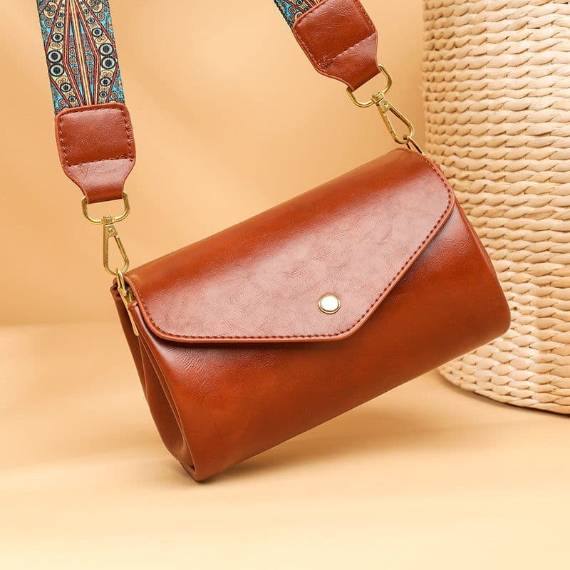 image-New Women's Crossbody PU Soft Leather Textured Large Capacity Lightweight Casual Shoulder Bag