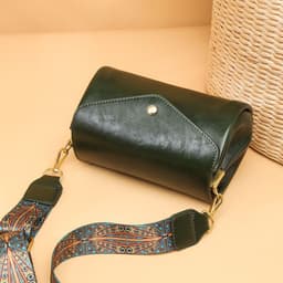 image-New Women's Crossbody PU Soft Leather Textured Large Capacity Lightweight Casual Shoulder Bag