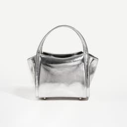 image-First Layer Cowhide Vegetable Basket Crossbody Bag For Women