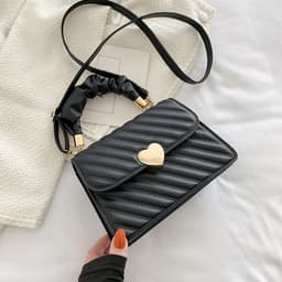 image-Commuter Rhombus Simple Shoulder Messenger Bag For Women