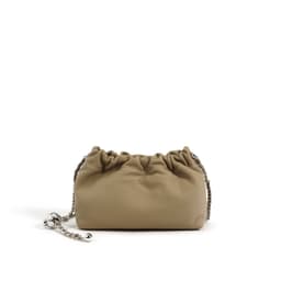 image-Top Layer Cowhide Texture Pleated Cloud Bag Women's Shoulder Crossbody