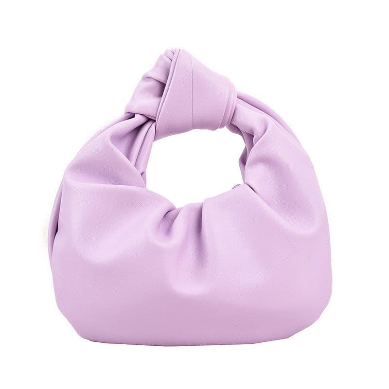image-Western Style Crossbody Portable Pleated Cloud Bag For Women