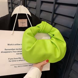image-Western Style Crossbody Portable Pleated Cloud Bag For Women