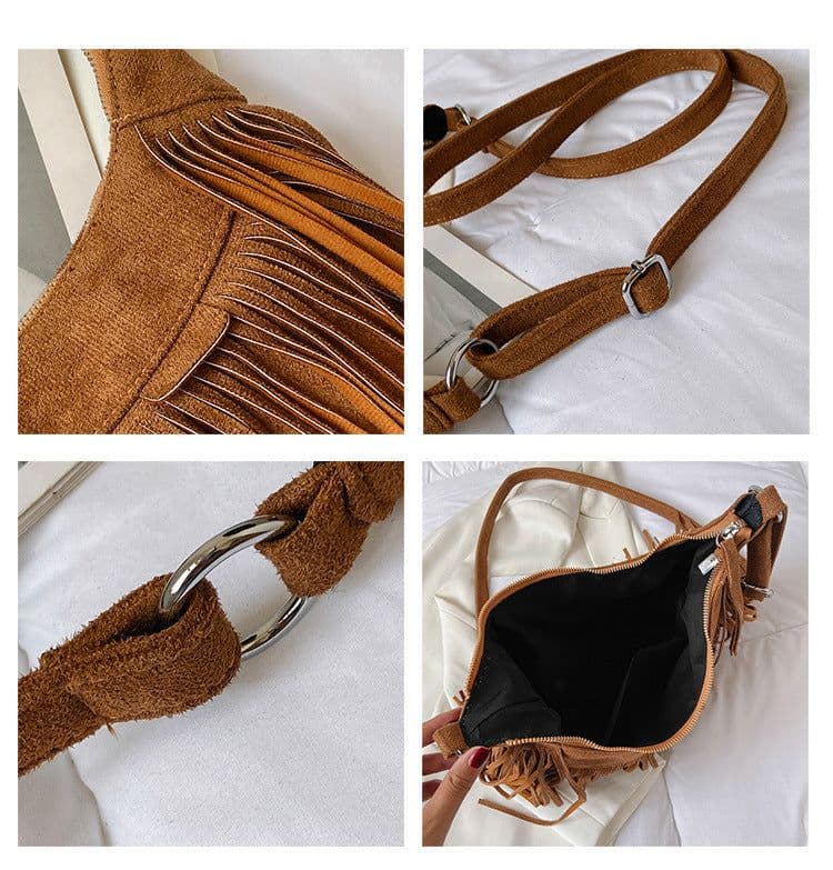 image-New Retro Personality And Minimalism All-match Messenger Bag