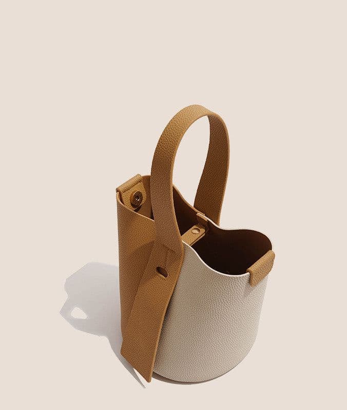 image-Women's Leather Design Simple Retro Crossbody Shoulder Bag