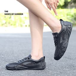 image-High Quality Flats Mesh Shoes Outdoor Casual Summer Breathable Sports Sandals Women Men